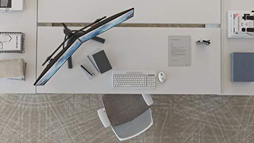 Suporte de Mesa para 2 Monitores OCTOO, Preto