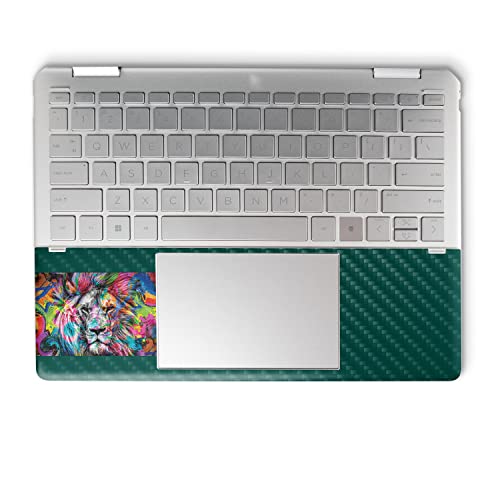 Image of MightySkins Carbon Fiber Skin Compatible with HP Spectre x360 14 inch (2022) Full Wrap Kit - Neon Lion | Protective, Durable Textured Carbon Fiber Finish | Easy to Apply | Made in The USA