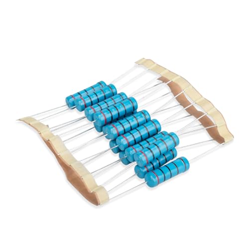 Innfeeltech 15 Pcs 5W 1% Tolerance 2K Ohm Metal Film Resistor Resistance for DIY Project and Experiments