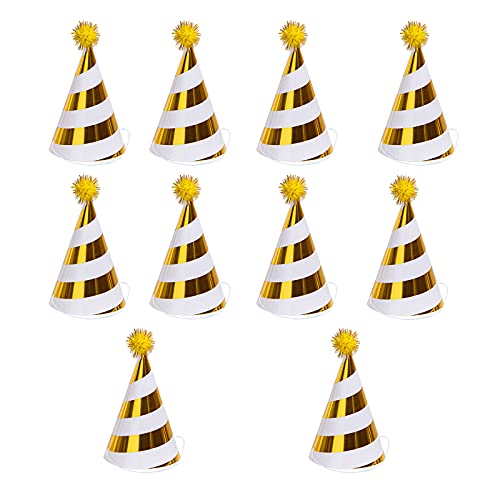 10 stuks verjaardagsfeest decoratie hoeden verjaardag party baby douche foto rekwisieten mooie kegels verjaardag papier… - Image 8