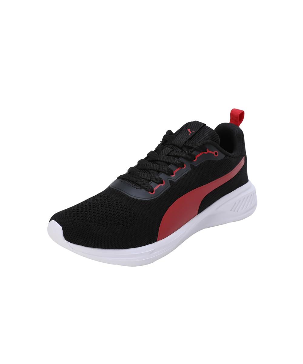 Puma Mens Flowfurl Knit Black/Red Running Shoe - 8 UK (31060901) (B0CPT257RF) Amazon Price History, Amazon Price Tracker