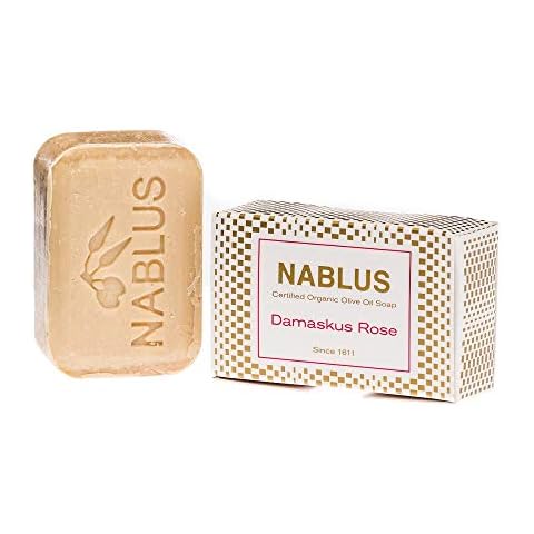 Nablus Soap Natürliche Olivenölseife Damaskus Rose Cover