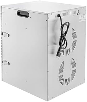 110V 1350W Commercial Food Dehydrator 16 Trays Stainless Steel Dehydrator for Food Jerky Veggies Fruits Electric Food Dryer Machine Silver,Temperature and Time Adjustable (16 Trays)