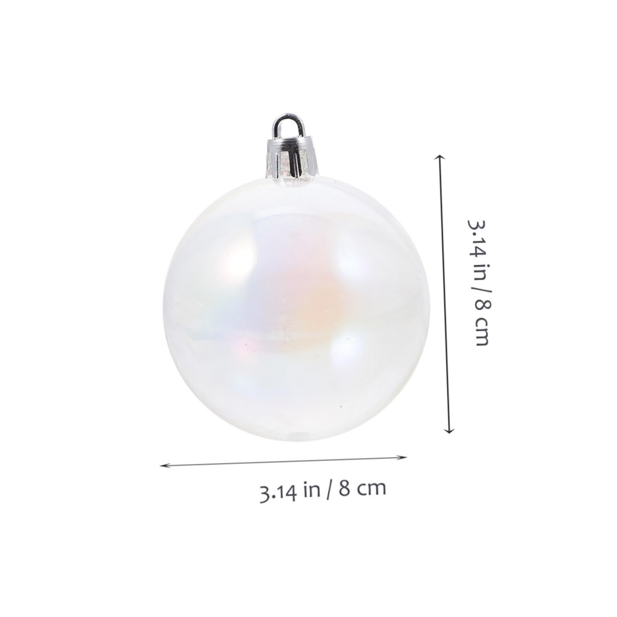 TOPBATHY 24pezzi Palline di Natale da Appendere Decorazioni per Albero di Natale Ornamenti Infrangibili in Plastica Addobbi Natalizi per Casa e Festa