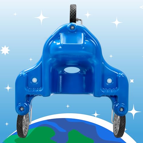 Image of Simplay3 Galaxy Glider Ride-On Toy for Toddlers and Kids Ages 1-1 /2 to 5 Years, 360-Degree Spinning Sensory Riding Toy for Kids, Blue