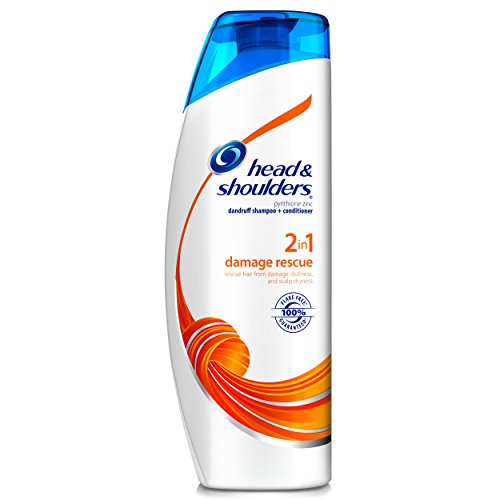 Head and Shoulders Damage Rescue 2-in-1 Dandruff Shampoo and Conditioner, 13.5 Fluid Ounce