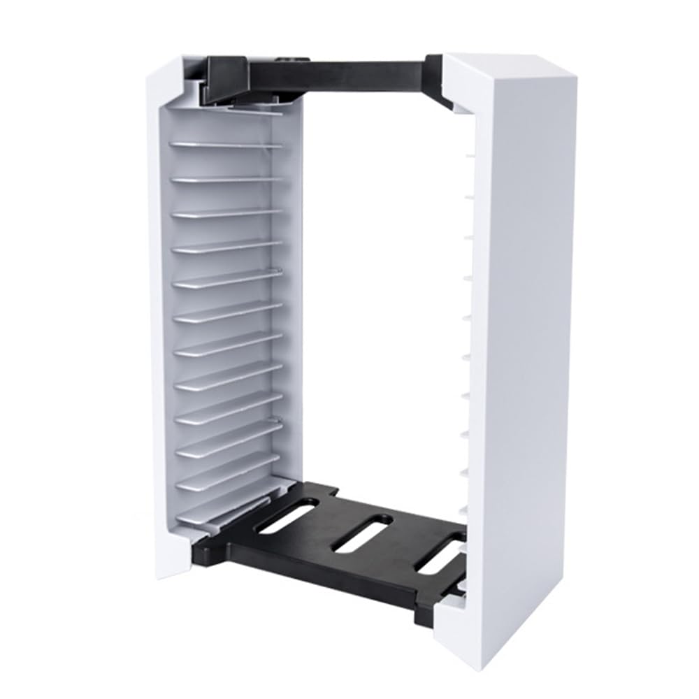 Premium Game Storage Tower Stand Scaffale per giochi per PlayStation 5, supporto universale per torre di stoccaggio dei giochi