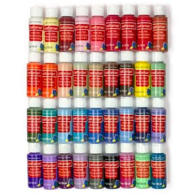 36 Assorted Acrylic Paint Set by Craft Smart - Non-Toxic Paint for Drawing, Painting, Art & Crafts Supplies - 1 Pack