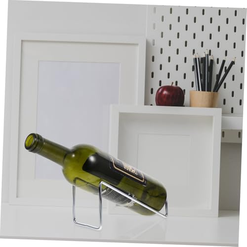Soporte para botella de vino de hierro minimalista 2 pcs miniatura 4