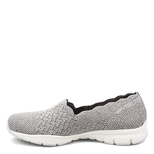 Image of Skechers Women's Seager Stat Scalloped Collar Engineered Skech-Knit Slip-on Classic Fit Loafer