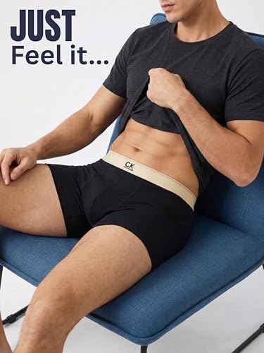 Image of CK INNERWEAR Men's Modal Cotton Stretch Trunks | Ultra-Soft Breathable Underwear with 4-Way Stretch, Anti-Odour & No Ride-Up Fit | Premium Waistband | Underwear for Men | Pack of 1 /2 /4 | S-XXL