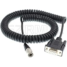 SZRMCC 4 Pin Hirose Male to Serial RS232 DB9 Data Cable for Trimble 5600 3600 Geodimeter Total Station