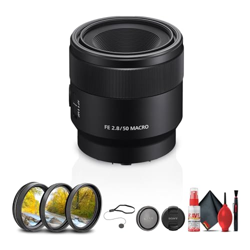 Sony FE 50mm f/2.8 Macro Lens (Renewed)
