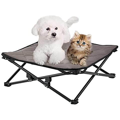 KINGCAMP Kleines, stabiles, zusammenklappbares und kühlendes Hundebett Cover