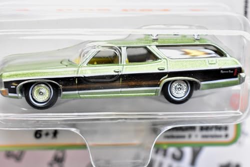 Auto World 64452 Muscle Wagons 1:64 1970 Car Kingswood Verde miniatura 7