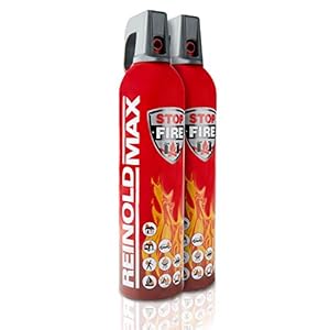 XENOTEC Premium Feuerlöschspray – 2er Set – 750ml – Stopfire – Autofeuerlöscher – REINOLDMAX – wiederverwendbar – geeignet für Fettbrände – 2 x 750g