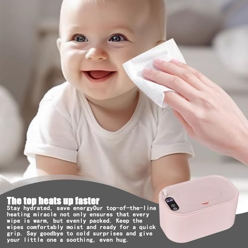 Diaper Cloth Heater - Babiy Wipe Dispenser, Portable High-Volume Container, Constant Heat Control | Infent Hygiene Tool, Vehicle Travel Accessory, Skin Comfort Device, Parenting Care Equipment - Image 2