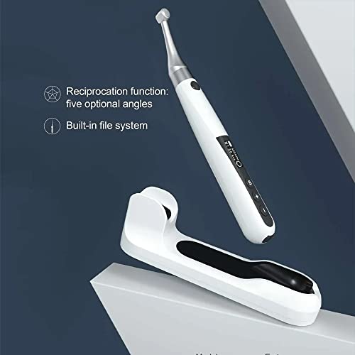 Image of Qualdent Eighteeth Extreme Dental Endomotor - Ultra-Lightweight (99g) | Ergonomic Cordless Endodontic Motor | 16:1 Gear Ratio | Rotary & Reciprocating Modes | LED Display | Rechargeable