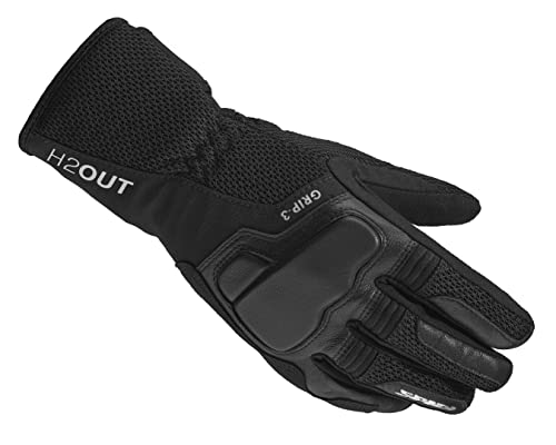 SPIDI Grip 3 H2Out Damen Motorrad Handschuhe (Black,2XL)