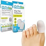 Protectoe Big Toe Protector Gel Toe Cap - Pack of 10