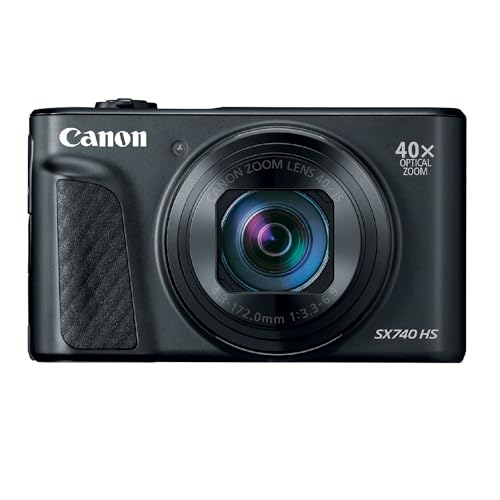 Canon Powershot SX740 HS Digital Camera (Black)