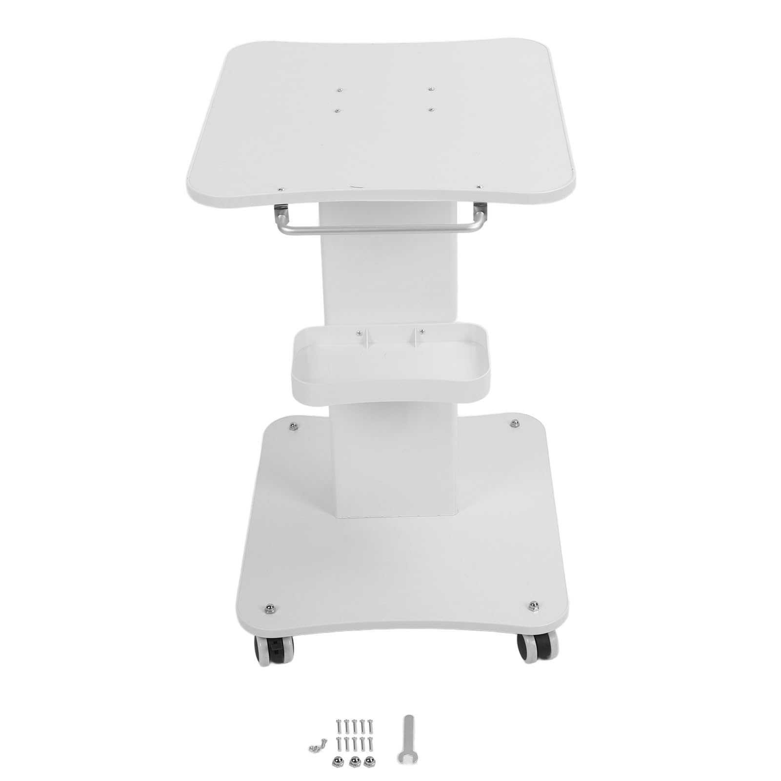Carro de Soporte para Instrumentos de Belleza con Soporte de Almacenamiento Rodante de 3 Niveles Carro Móvil para SPA, Laboratorio, Clínica, Salón de Belleza Carro de SPA