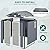 YITAHOME 6x6FT Resin Storage Unit sans Flooring, All-Weather Plastic Shed with Window, Vents and Secured Doors, Outdoor Plastic Tool Cabin for Poolside, Lawn, Backyard, Patio, Dark Gray