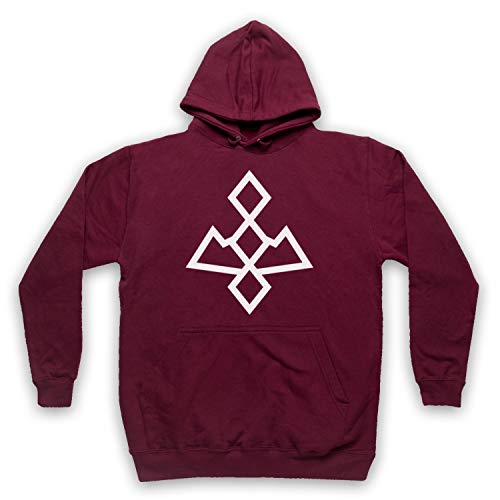 Sweat a capuche mystique avec logo imprimé White Lodge Black Lodge pour adulte