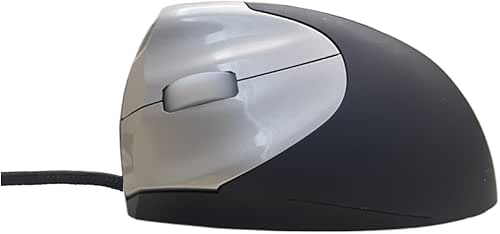 Wired Left Handed Ergonomic Mouse, Reduce Wrist Strain Handshake Optical