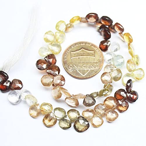 Perles saphir toundra en cœur 5mm pour créer vos propres bijoux bohèmes chics
