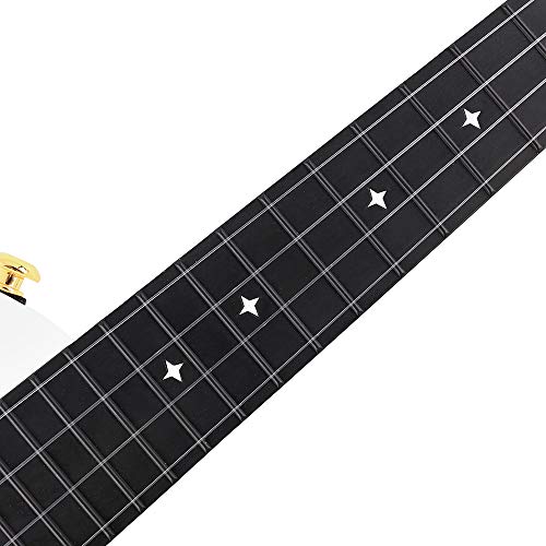 Enya Nova U 23″Ukulélé de concert Blanc – En fibre de carbone – Avec kit pour débutant comprenant des leçons en ligne, un cas, une sangle, un capodastre et des cordes (NOVA U/MF) - Les Beatles, Paul McCartney, John Lennon, RIngo Starr, George Harrison Enya Nova U 23"Ukulélé de concert Blanc – En fibre de carbone – Avec kit pour débutant comprenant des leçons en ligne, un cas, une sangle, un capodastre et des cordes (NOVA U/MF) – Image 5