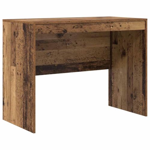vidaXL Escritorio Rústico con Cajón | Madera Antigua de Tamaño Compacto 100 x 50 x 76 cm Ideal para Casa y Oficina