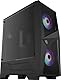 MSI MAG FORGE 100R Mid-Tower ATX Gehäuse (2x USB 3.1 Anschluss, 2x 120mm A-RGB Fan und 1x 120mm Fan im Lieferumfang, schwarz, RGB)
