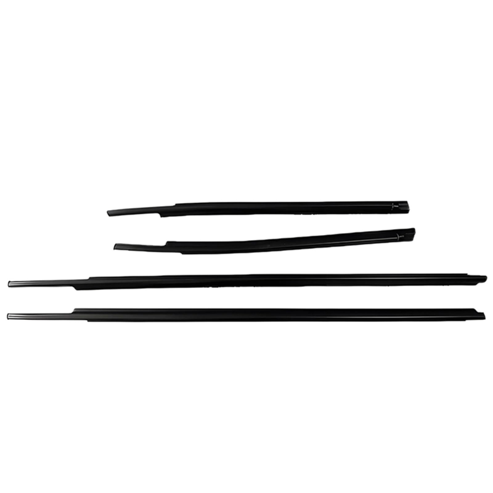 Yplvwsoyq One Color Car Window Seal Strip Compatible With Toyota For Tundra Double Cab 2 Doors 2007-2020 Car Outer Window Weatherstrip Glass Seal Belt Trim Sealing Strips