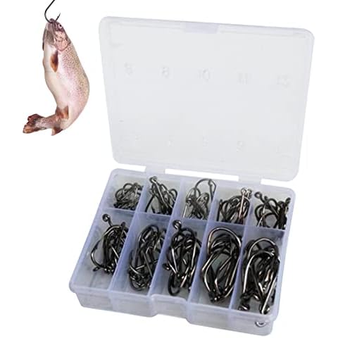 Iseni Saltwater Fishing Hooks Set - 100 Pack Cover