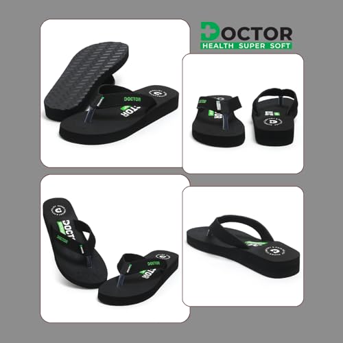 Image of DOCTOR HEALTH SUPER SOFT Women's Orthopedic Sandals And Slippers | Lightweight Anti-Skid Comfort Slides for Heel Pain Relief | Soft Cushion Sole Footwear for Everyday Use