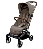 Maxi-Cosi Oxford Cabin Baby Kinderwagen, Für Flugreisen, 0–4 Jahre, zusammenklappbar, federleichter und ultrakompakter, Sanfte Federung, flache Liegeposition, integrierten Tragegurts, Oak Truffle