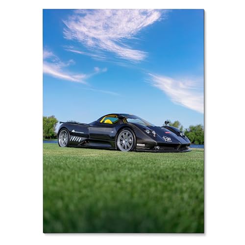 Automotive Poster | Zonda F Clubsport Car Print | High Resolution | Bedroom & Office Décor | Dorm Room Artwork | Home Theater Print | Fade-Resistant Ink | Garage Wall Decor | 24" x 36"