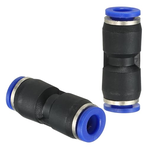 Evite fugas con conectores neumáticos de unión recta de 6 mm y accesorios de conexión de empuje 4