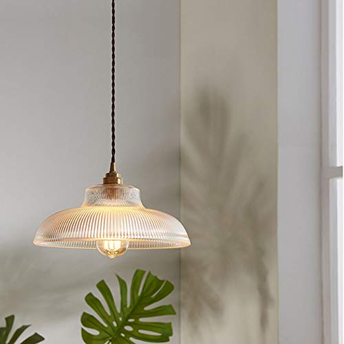 Lustres d'intérieur à LED style industriel rétro en verre noir E27S - 5