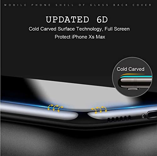 Image of Military Grade Premium Tempered Glass For iPhone XS Max /iPhone 11 Pro Max (6.5 Inch, Pack of 1) 9H Hardness Screen Protector Guard with Easy Installation Kit