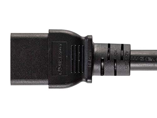Monoprice Heavy Duty Extension Cord - 8 Feet - Black | NEMA 6-20P to IEC 60320 C19, 12AWG, 20A, 125V, for High-Performance Computers and Network Devices by Monoprice - Image 4