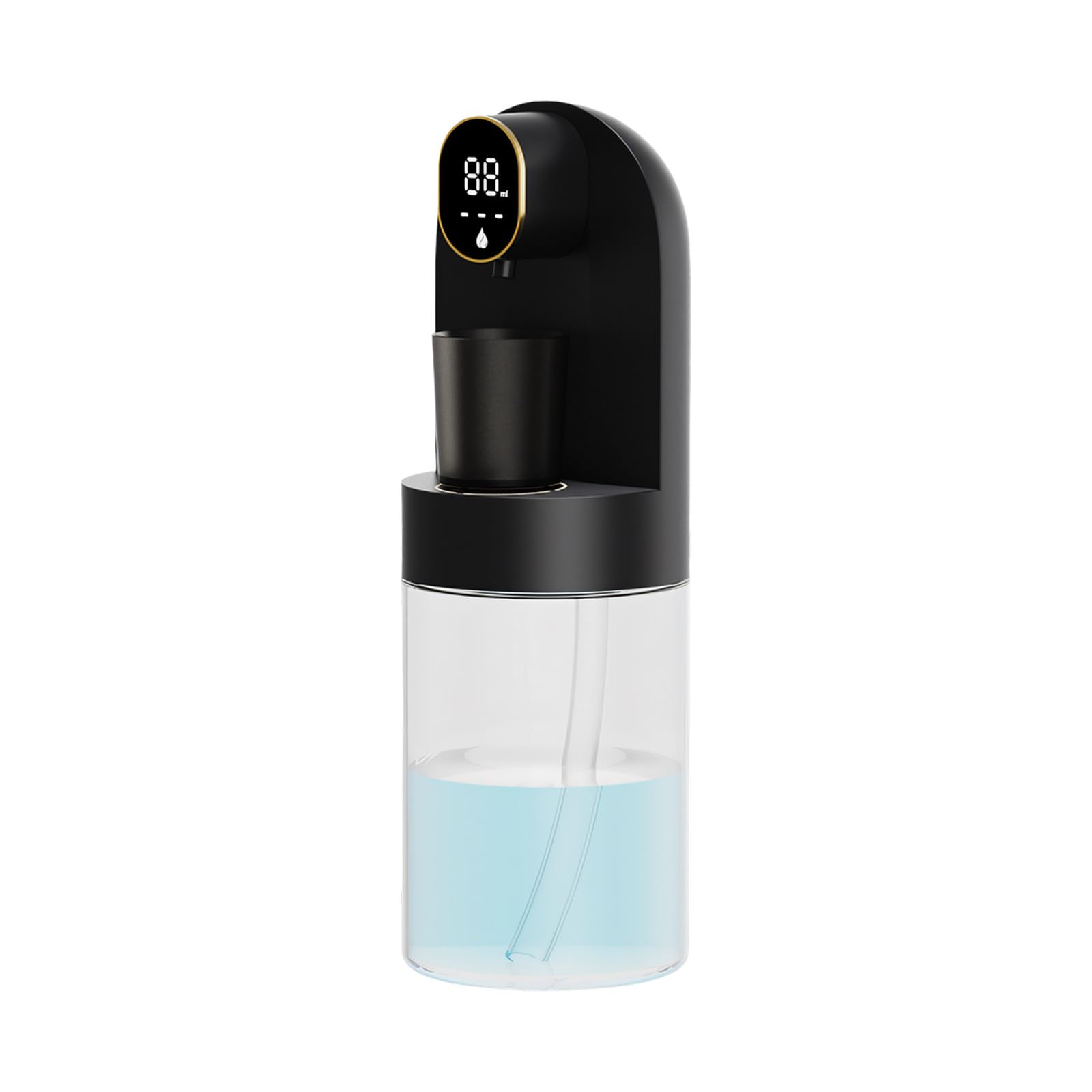 Intelligent Mouth Wash Dispensing Machine USB C Rechargeable 2000mAh Battery Continuous Use and 4pcs Detachable Cups Mouth Wash Distributor
