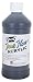 Sax 439262 True Flow Heavy Body Acrylic Paint, 1 Pint, Mars Black