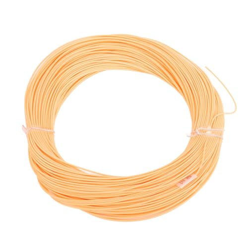 Fly Fishing Line Premium PVC Weight Forward Floating Line WF Fly Line for Freshwater Saltwater Fishing Durable Lightweight Portable (6#)