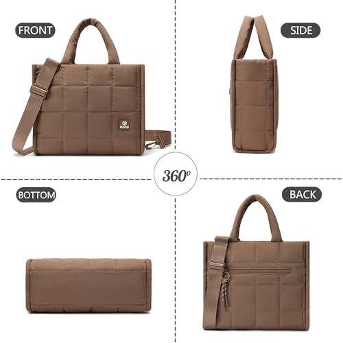 Quilted Crossbody Bags for Women,Puffer Weekender Overnight Bag,Purse Handbag Organizer,Small Tote Bags Shoulder Bag2
