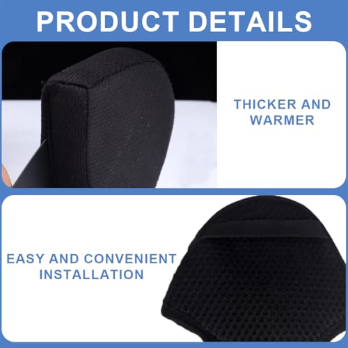 XPEX 1 Paar ohrenwärmer fahrradhelm ohrenschützer fahrradhelm ohrenwärmer fahrrad Winddichte Fahrradhelm Ohrenschützer Ansteckbar An Den Fahrradhelm Earpads Abnehmbare Warme Ohrenwärmer