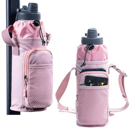 Magnetic Gym Bag Bottle Holder - Phone Holder - Bottle Sling Bag Essentials, Gym Gifts for Men and Women