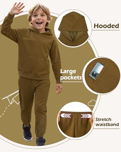 Survêtement de sport KAKU NANU contre le froid pour garçons avec pantalon de jogging doux - 2