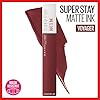 Maybelline Super Stay Matte Ink Liquid Lipstick Makeup, Long Lasting High Impact Color, Up to 16H Wear, Voyager, Deep Red, 1 Count